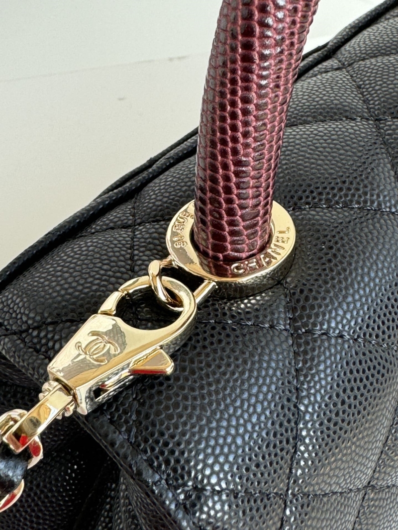 Ch**el top handle bags